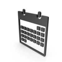 Calendar Black Symbol PNG & PSD Images