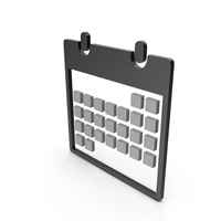 Calendar Black and Grey Symbol PNG & PSD Images