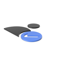 Verified User Black and Blue Icon PNG & PSD Images