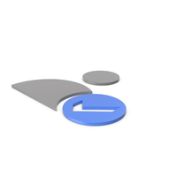 Verified User Grey and Blue Icon PNG & PSD Images