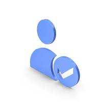 Verified User Blue Icon PNG & PSD Images