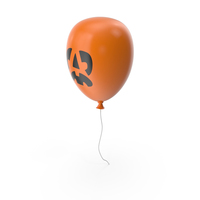 Pumpkin Balloon PNG & PSD Images