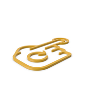 Rotate Finger Yellow Icon PNG & PSD Images