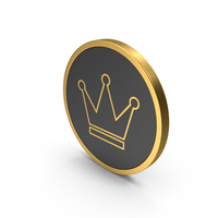 Gold Icon Crown PNG & PSD Images