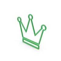 Symbol Crown Green PNG & PSD Images