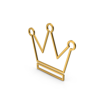 Symbol Crown Gold PNG & PSD Images