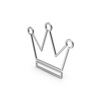 Symbol Crown Silver PNG & PSD Images