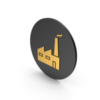 Factory Gold Icon PNG & PSD Images