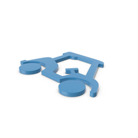 Golf Cart Blue Icon PNG & PSD Images