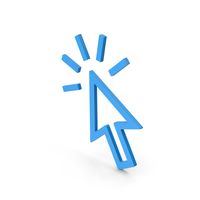 Symbol Click Blue PNG & PSD Images