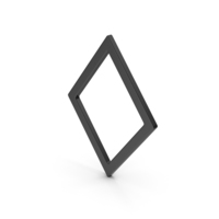 Symbol Rhombus Black PNG & PSD Images
