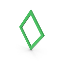 Symbol Rhombus Green PNG & PSD Images