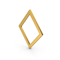 Symbol Rhombus Gold PNG & PSD Images
