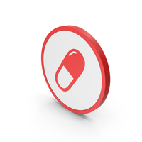 Icon Pill Capsule Red PNG & PSD Images