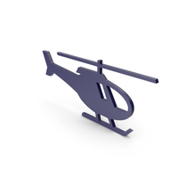 Helicopter Dark Blue Icon PNG & PSD Images
