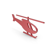 Helicopter Red Icon PNG & PSD Images