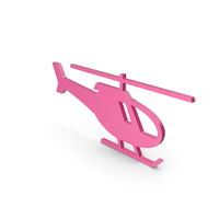 Helicopter Pink Icon PNG & PSD Images