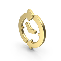 Logo Clock Time Cycle Gold PNG & PSD Images