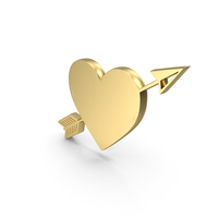 Heart Love Gold PNG & PSD Images
