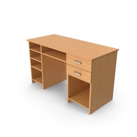 Home Office Table Wooden PNG & PSD Images