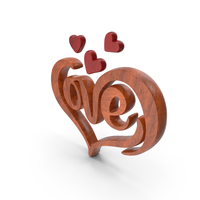 Heart Love Shape Wood PNG & PSD Images