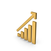 Symbol Graph Chart Gold PNG & PSD Images