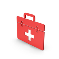 Symbol Medical Kit Red PNG & PSD Images