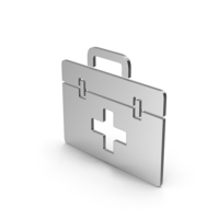 Symbol Medical Kit Silver PNG & PSD Images