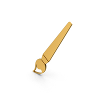 Symbol Brush Gold PNG & PSD Images