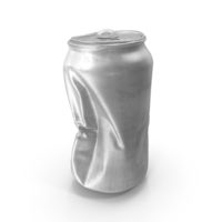 Crushed Aluminum Can PNG & PSD Images