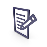 Edit Dark Blue Icon PNG & PSD Images