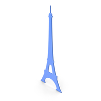 Blue Eiffel Tower Icon PNG & PSD Images