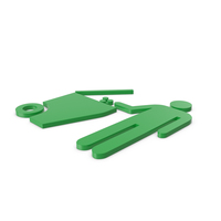 Rubbish Bin Green Symbol PNG & PSD Images