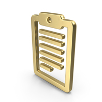 Logo Check List Gold PNG & PSD Images