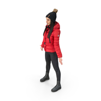 Luna Casual Winter Pose PNG & PSD Images