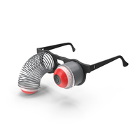 Springy Pop Out Eye Glasses PNG & PSD Images
