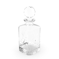 Square Crystal Decanter PNG & PSD Images