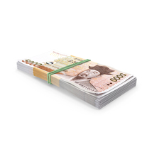 Stack of South Korean 5000 Won PNG & PSD Images
