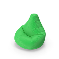 Star Bean Bag Chair Nylon Green PNG & PSD Images