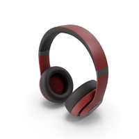 Headphones Red PNG & PSD Images