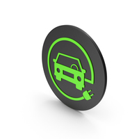 Electric Vehicle Charging Icon PNG & PSD Images