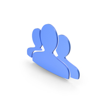 People Group Blue Icon PNG & PSD Images