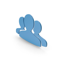 People Group Blue Icon PNG & PSD Images