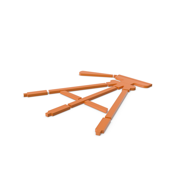 Tripod Orange Icon PNG & PSD Images