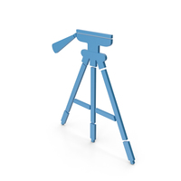 Tripod Blue Icon PNG & PSD Images