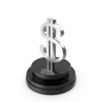 Dollar Winner Trophy Price Silver PNG & PSD Images