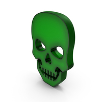 Green Skull Danger No Entry PNG & PSD Images