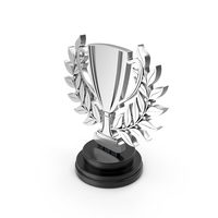 Win Trophy Award Cup Silver PNG & PSD Images