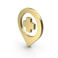 Logo Pin Gold PNG & PSD Images