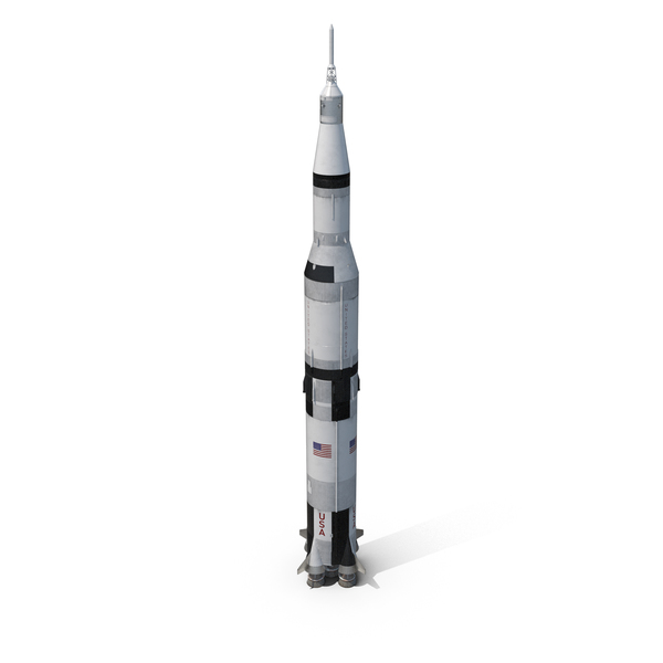 Super Heavy Saturn V Rocket PNG & PSD Images